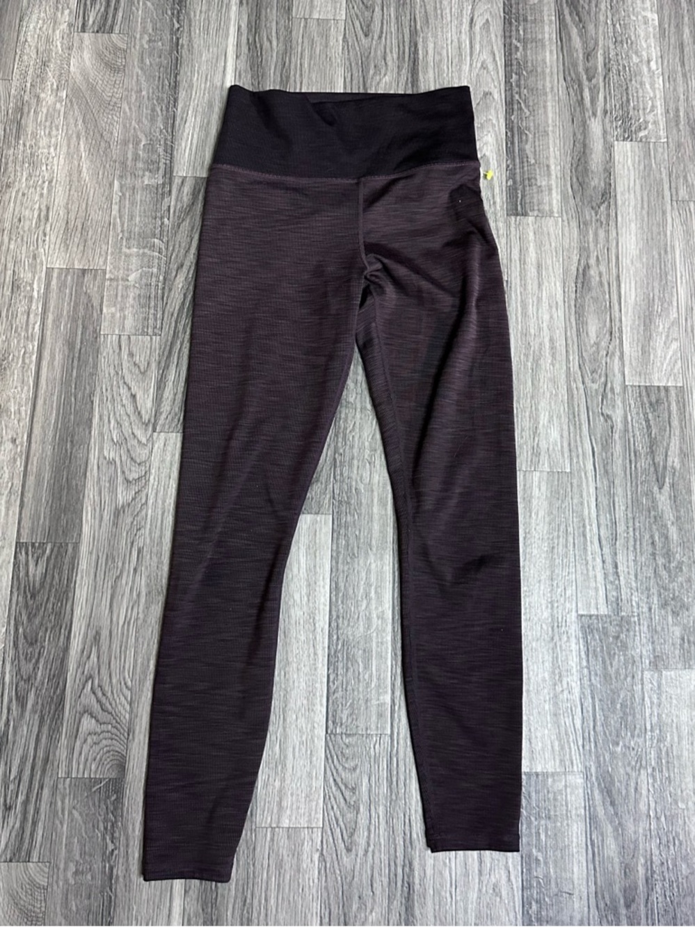 Vuori Lux Rib Studio high rise ribbed leggings Quartz heather S - Picture 4 of 4